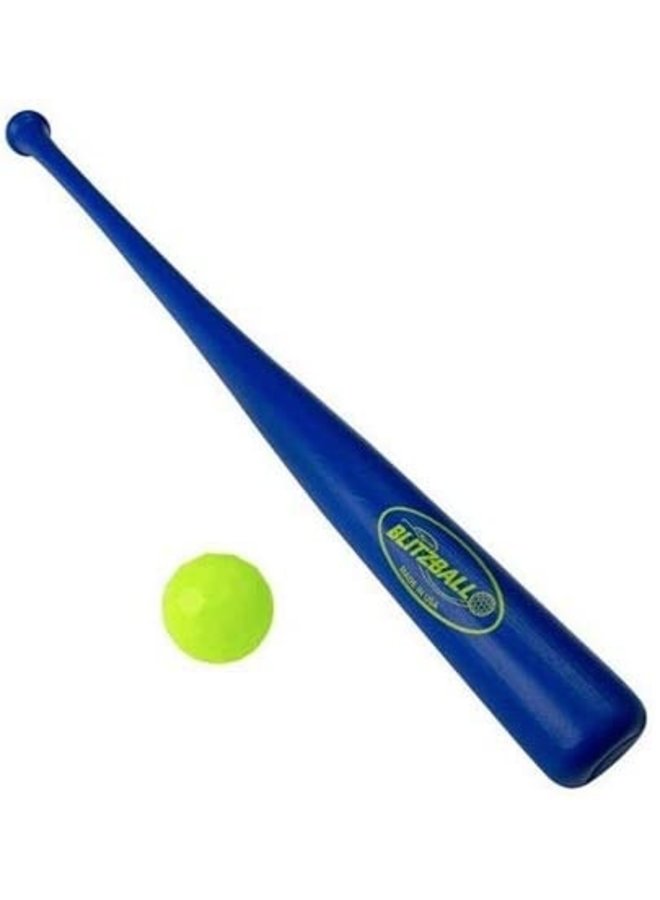 Blitzball Plastic Baseball and Bat Combo Set