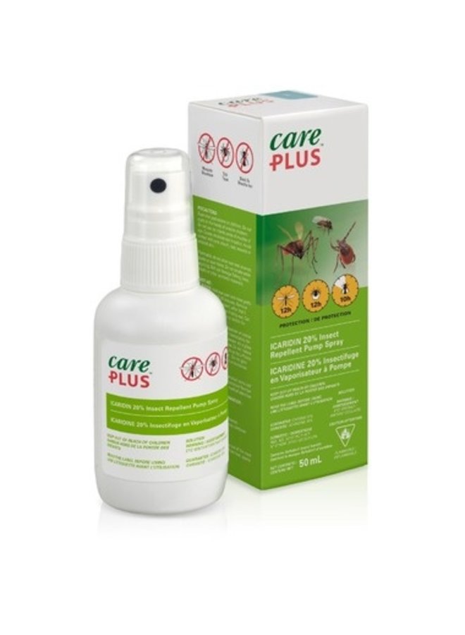 CARE PLUS ICARIDIN 20% INSECT REPELLENT PUMP SPRAY 50ML