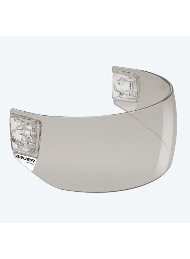 BAUER PRO CLIP VISOR STRAIGHT SMOKE