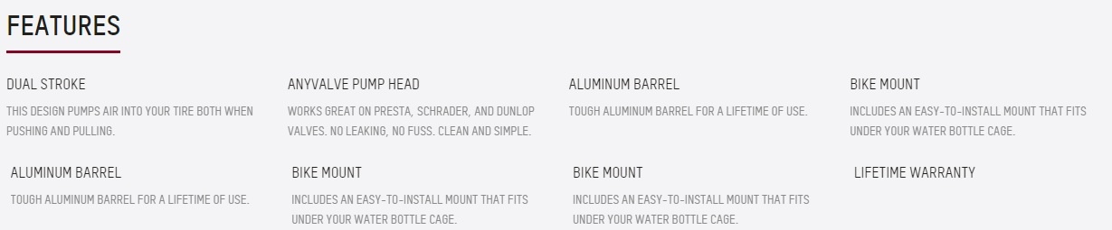 BLACKBURN AIRSTICK ANY VALVE MINI PUMP PEWTER -Outlet sportwheels Store blackburn airstik anyvalve 7