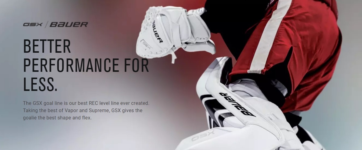 BAUER GSTK S20 GSX GOAL STICK INT -Sportwheels Outlet Store bauer gsx banner 1