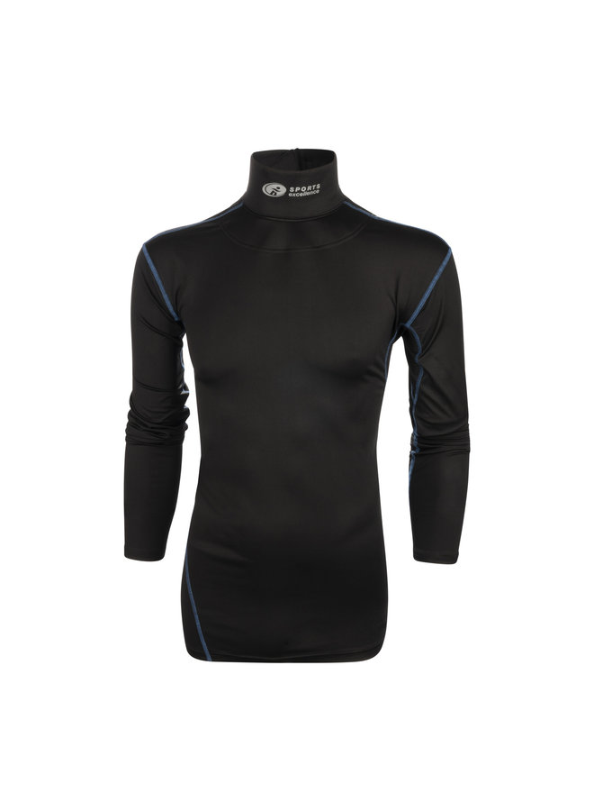 SPORTS EXCELLENCE L/S COMPRESSION SHIRT WITH NECK GUARD JR