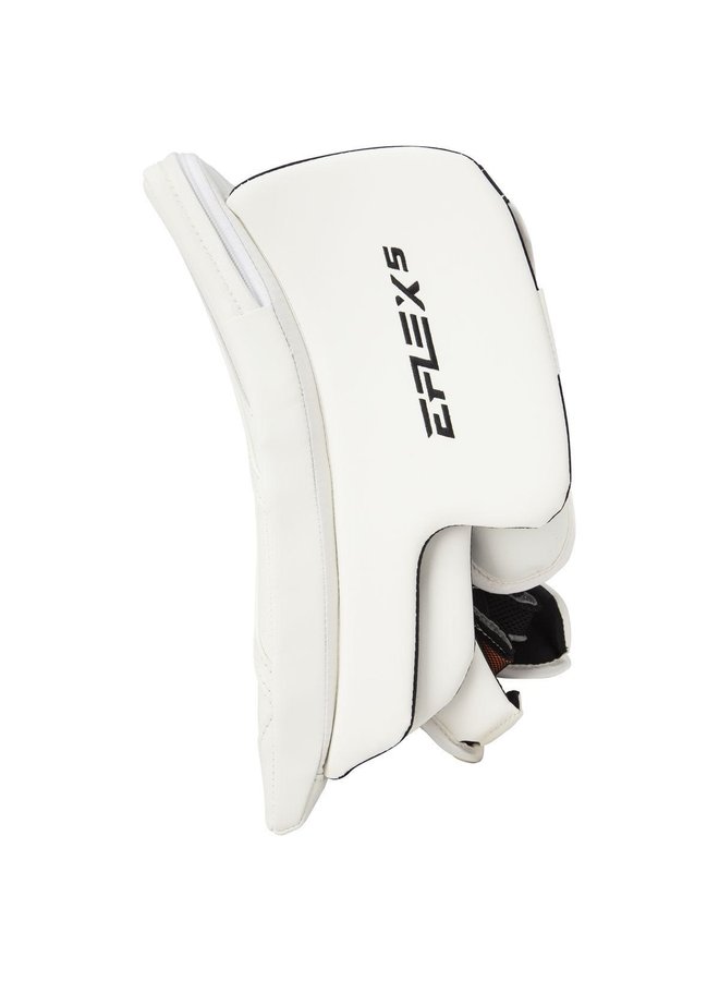 2021 CCM GB EXTREME FLEX 5 PRO GOALIE BLOCKER SR WHITE