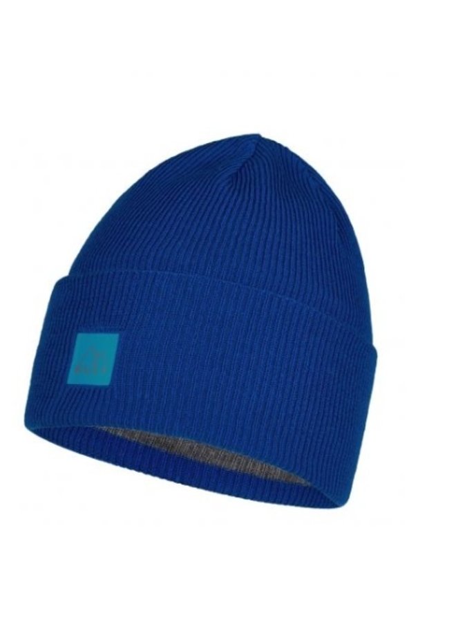 BUFF CROSSKNIT BEANIE SOLID AZURE BLUE