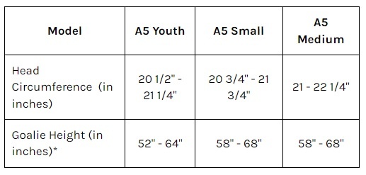 COVETED MASK A5 YOUTH CERTIFIED -Outlet sportwheels Store coveted yth sizing