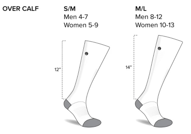 ENDUR OVER THE CALF SOCK -Sports Equipment Shop endur otc sizing