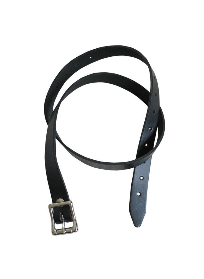 Goalie Pad Leg Strap - 32.5" w/buckle - BLACK