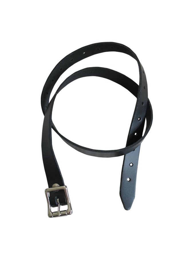 Goalie Pad Leg Strap - 32.5" w/buckle - BLACK