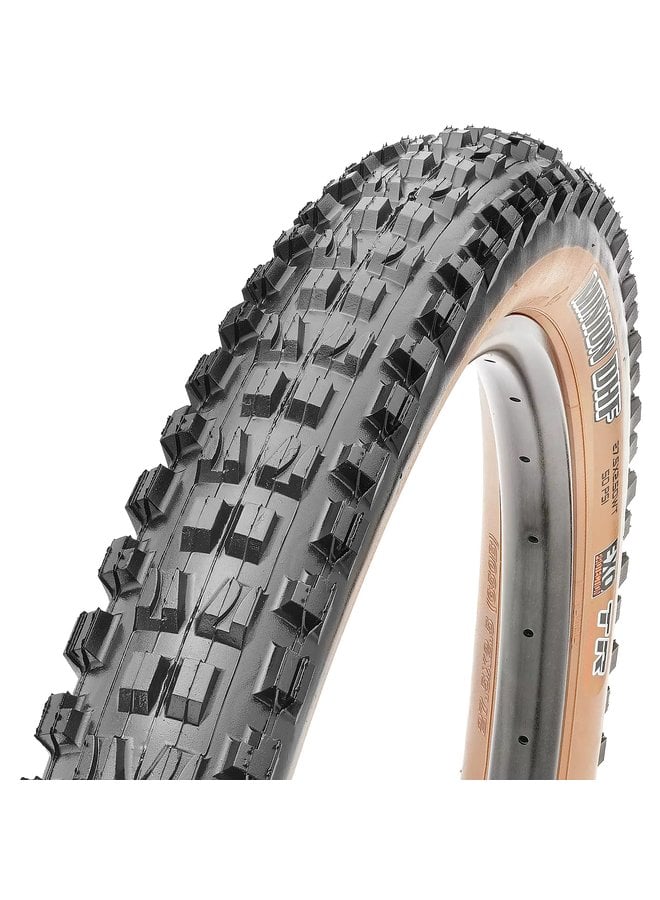 MAXXIS TIRE MOUNTAIN MINION DHF 27.5X2.5 F60 DC EXO TR WT TANWALL