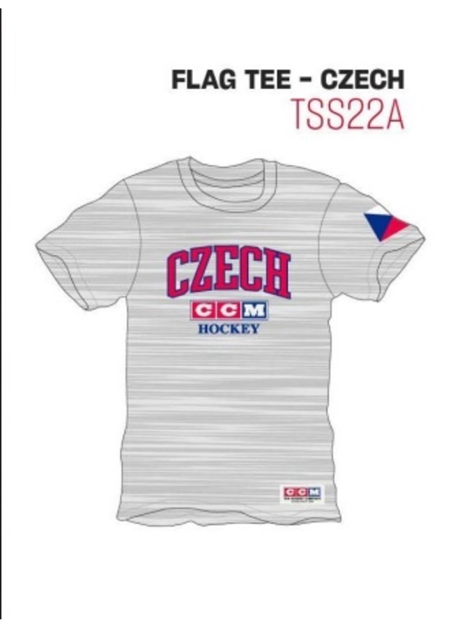 CCM FLAG TEE ADULT TEAM