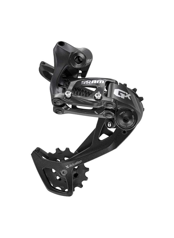 SRAM, GX 2X11, Rear derailleur, 2X11sp., Long cage, Black