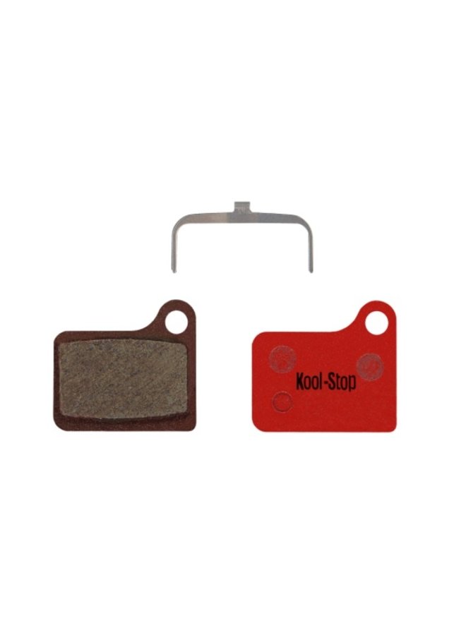 Kool-Stop Shimano Organic M555 Disc Brake Pads Steel Plate #KS-D610