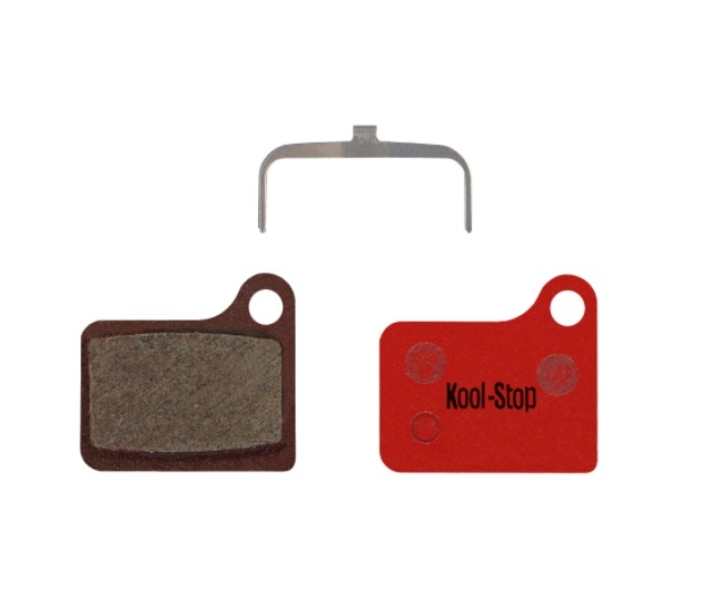 KoolStop Shimano Organic M555 Disc Brake Pads Steel Plate KSD610
