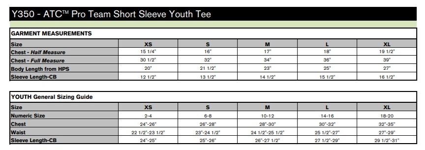 NS GENERALS DRYFIT T-SHIRT YOUTH -Outlet sportwheels Store atc shirt yth sizing