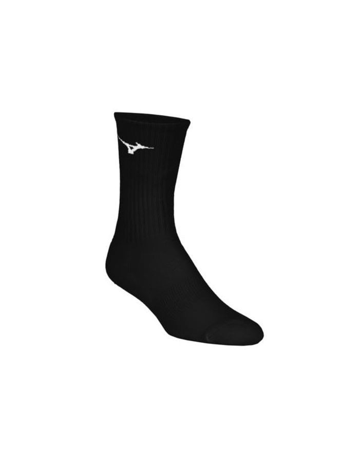 MIZUNO VITAL CREW SOCK 3-PACK BLACK LARGE