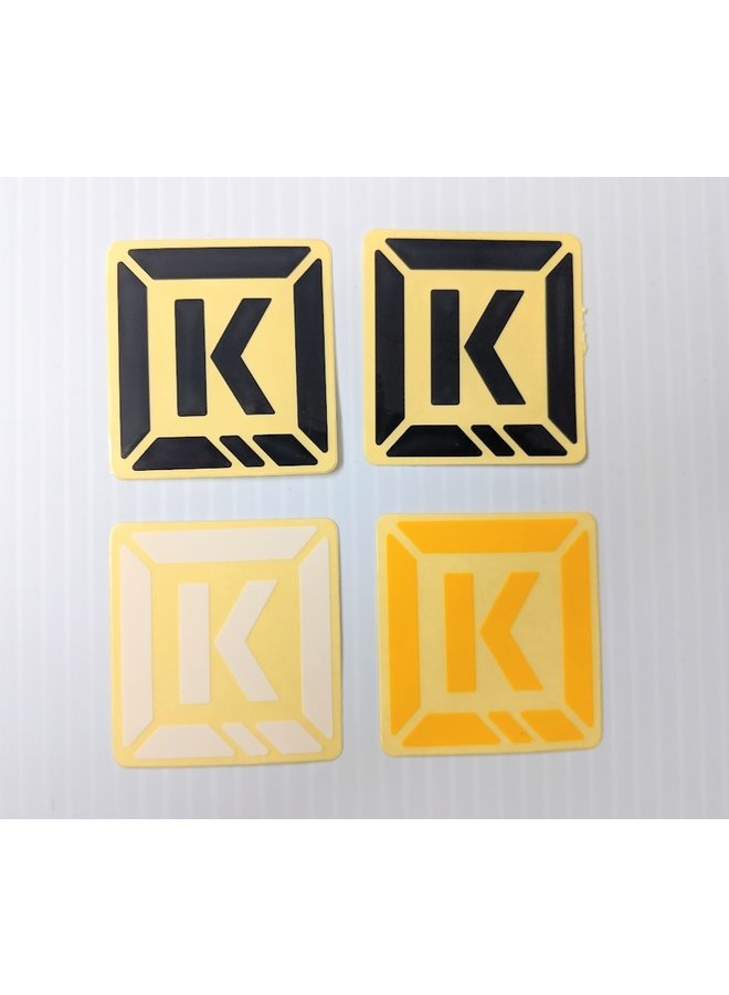 Kink stickers - Squares - 1.75" - 4 pk