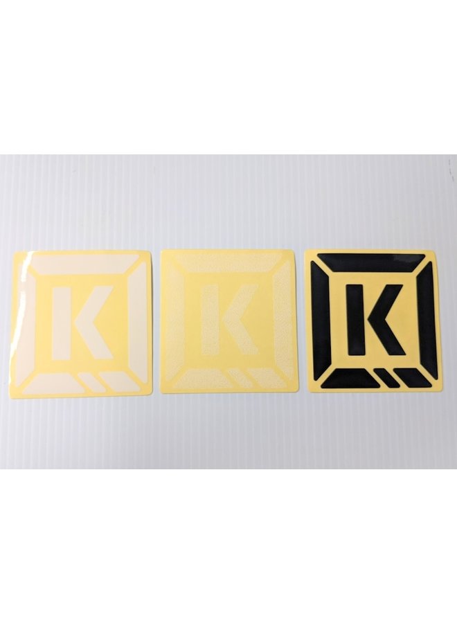 Kink stickers Squares - 3 pk - 3"