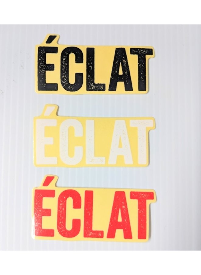 Eclat Stickers - 3 pack - 3"