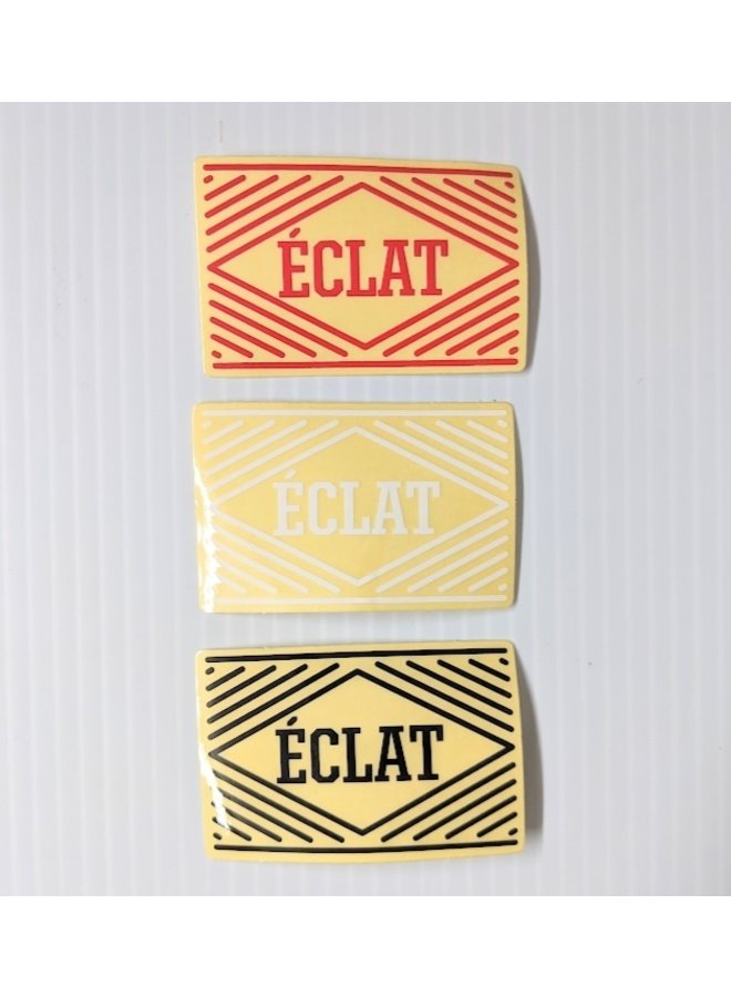Eclat Stickers - 3 pack - 2.5"