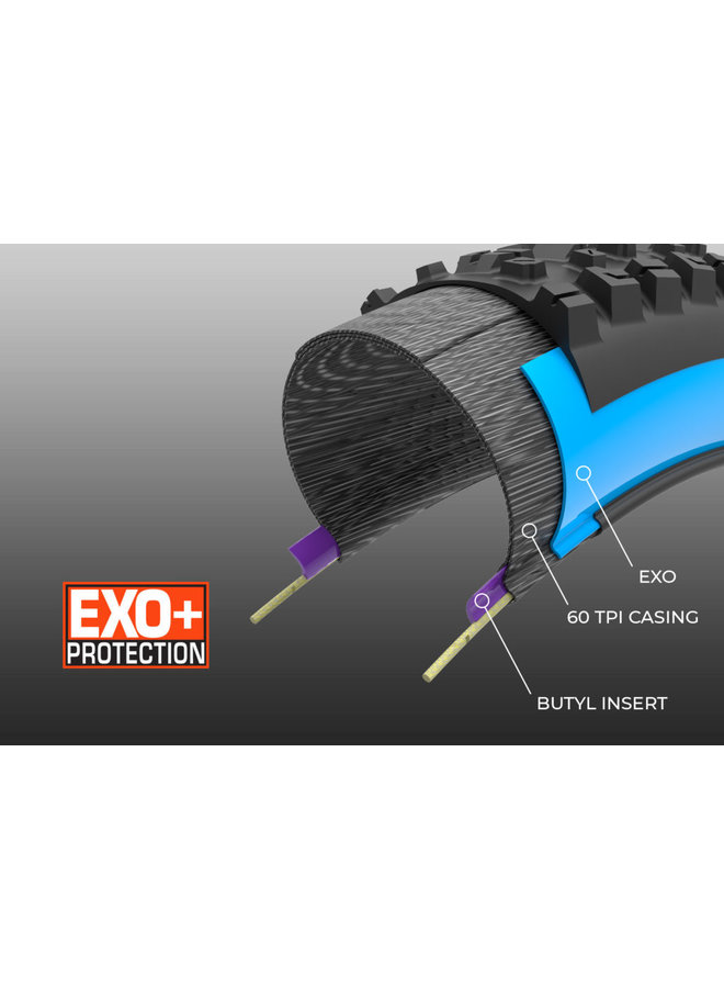 MAXXIS TIRE MOUNTAIN MINION DHF 27.5X2.5 F120 3C MAXXTERRA EXO+ TR WT
