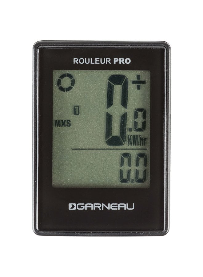 LOUIS GARNEAU ROULEUR PRO BLACK BIKE COMPUTER O/S