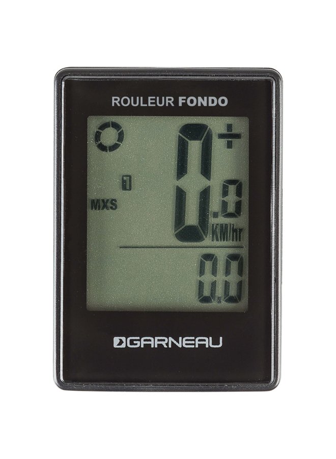 LOUIS GARNEAU ROULEUR FONDO BIKE COMPUTER BLACK O/S