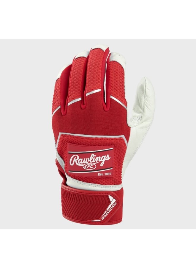 2022 RAWLINGS WORKHORSE BATTING GLOVES