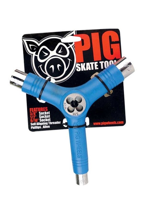 Pig Skate Tool - Threader - Blue