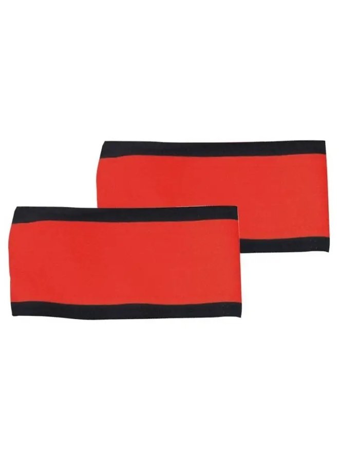 ATHLETIC KNIT REFEREE JERSEY RED ARM BANDS PAIR