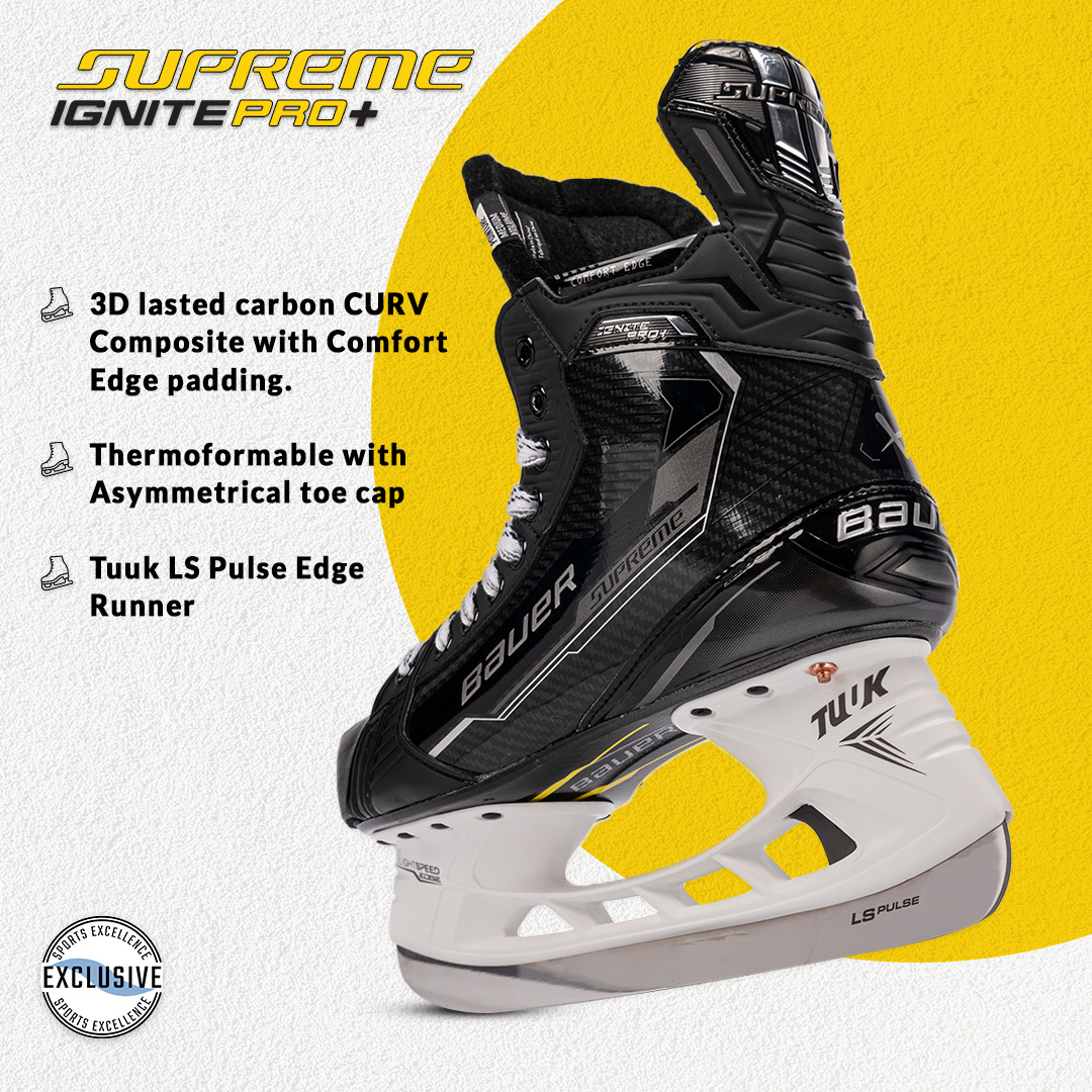 2022 BAUER SK SUPREME IGNITE PRO + INTR SIZE -Sports Equipment Shop july 3 bauer ignite pro skate smu dealers post