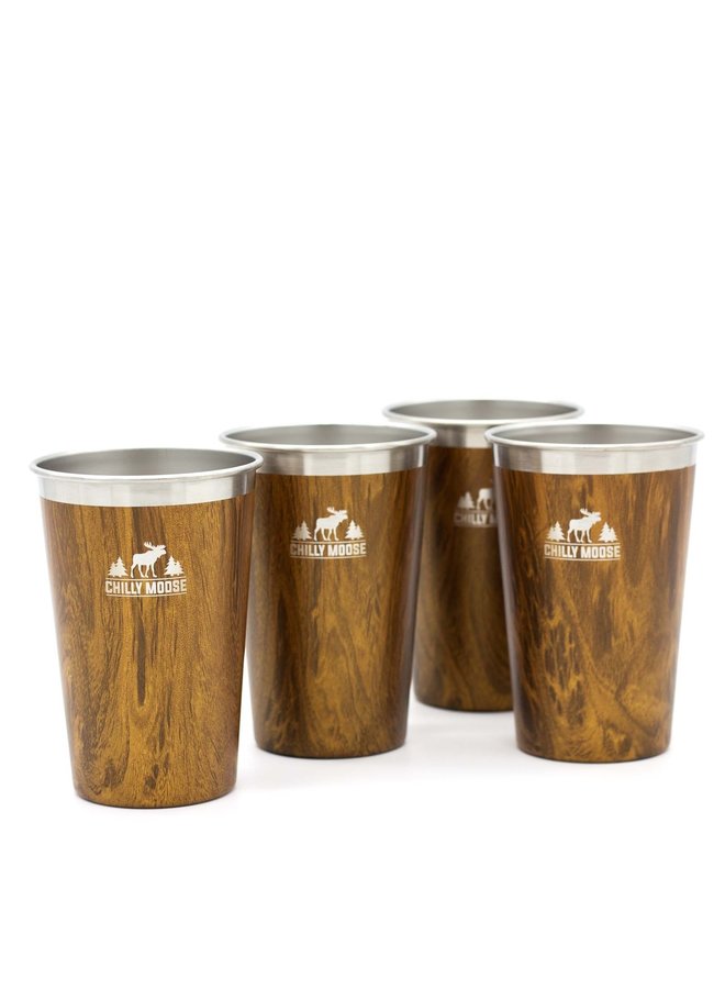 CHILLY MOOSE LONG BEACH TUMBLER 4 PIECE SET