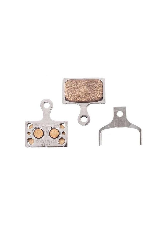 Shimano, K04S, Hydraulic road disc brake pad, Metallic, Without fins