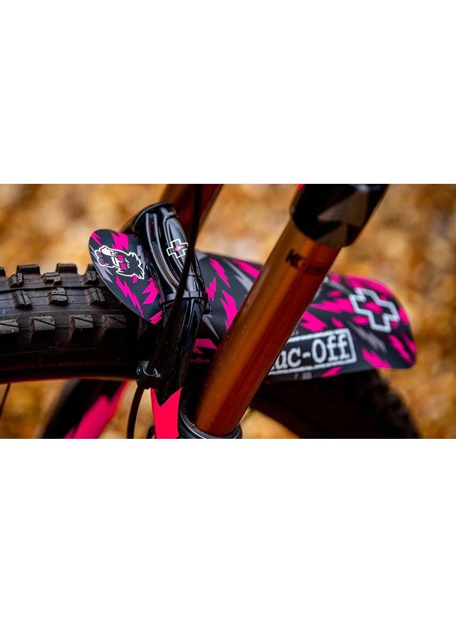 Muc-Off, Ride Guard, Front Fender, Pink/Grey BOLT