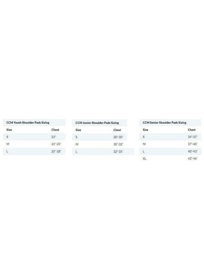 2022 CCM SP TACKS CLASSIC SE JR SHOULDER PADS