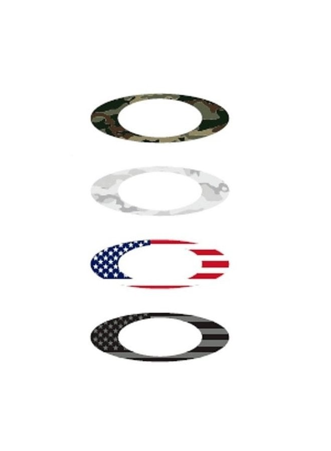 Oakley Sticker Pack Small USA Flag/Camo - Sportwheels Sports Excellence