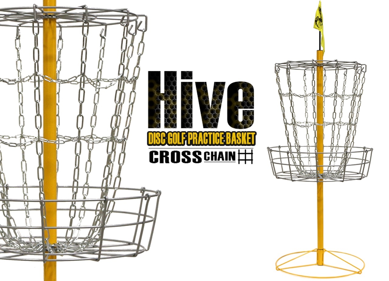 MVP HIVE CROSS CHAINS DISC GOLF PRACTICE BASKET 8 MVP HIVE CROSS CHAINS DISC GOLF PRACTICE BASKET -Sports Equipment Shop hive cross chain 1