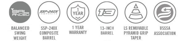 LOUISVILLE SLUGGER 2023 LOUISVILLE GENESIS WHITE LIGHTNING USSSA 2PC 17 LOUISVILLE SLUGGER 2023 LOUISVILLE GENESIS WHITE LIGHTNING USSSA 2PC -Sports Equipment Shop 22 ls wbl2629010 genesis 2pc bal usssa 13 inch ebl