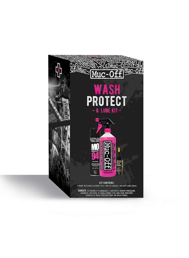 Muc-Off, Wash, Protect & Lube, Maintenance Kit - Dry Lube