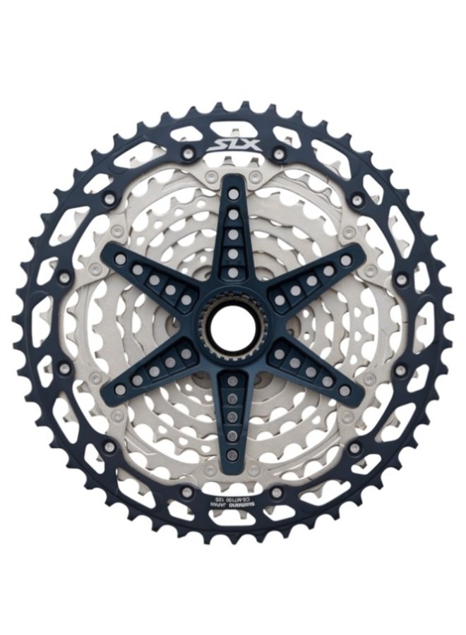 SHIMANO CASSETTE SPROCKET, CS-M7100-12, SLX, 10-51T, 12-SPEED(HYPERGLIDE+), 10-12-14-16-18-21-24-28-33-39-45-51T