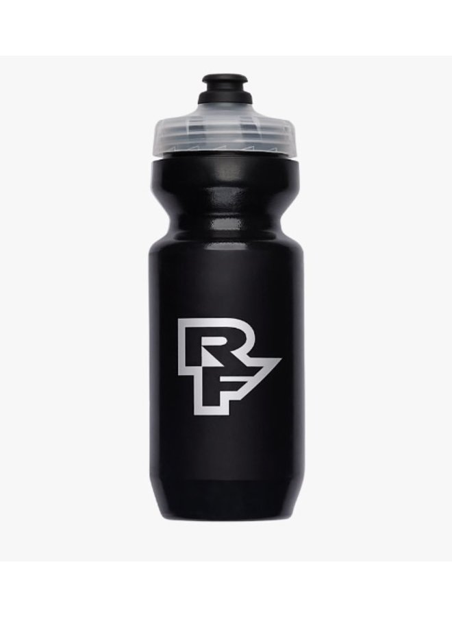 Race Face Classic Logo Water Bottle-Black-OS