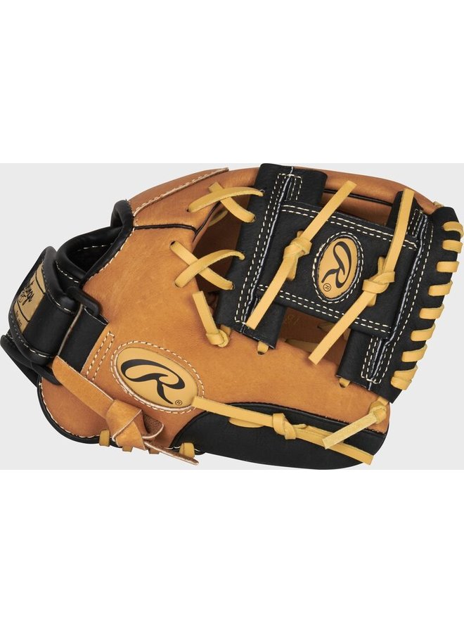 RAWLINGS SURE CATCH BASEBALL GLOVE 10" TAN/BLACK RHT