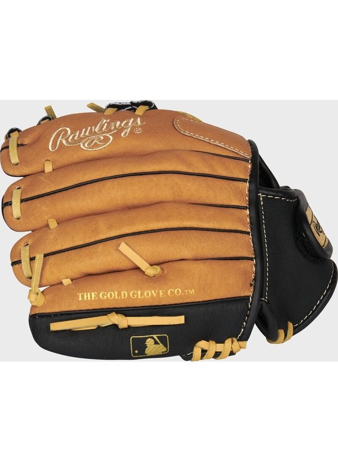 RAWLINGS SURE CATCH BASEBALL GLOVE 10" TAN/BLACK RHT