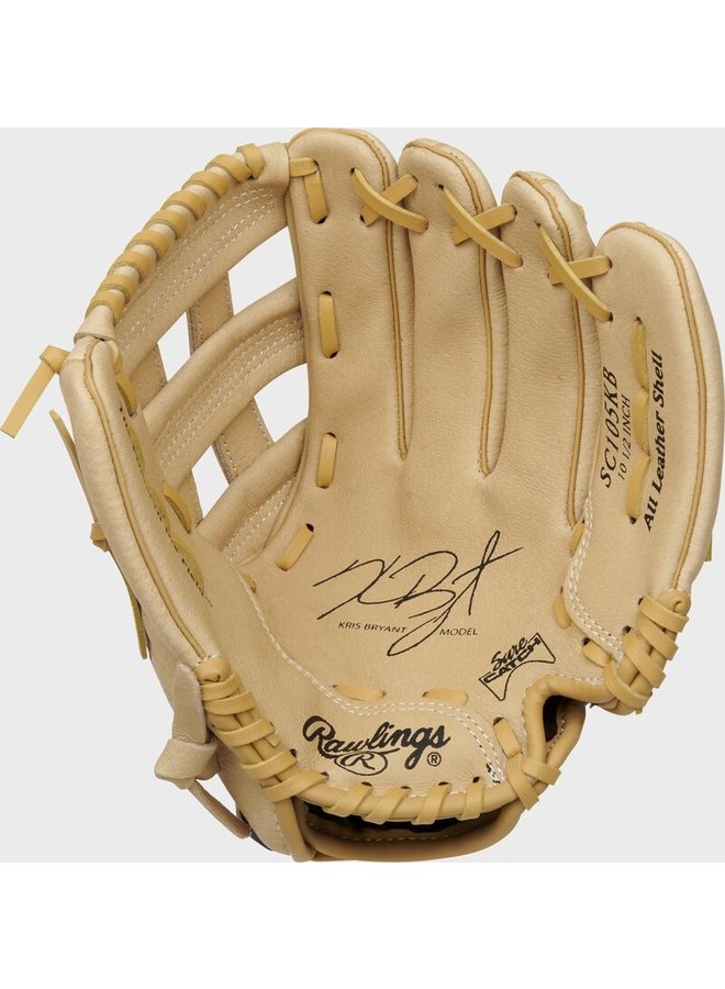 RAWLINGS SURE CATCH KRIS BRYANT GLOVE 10.5" TAN RHT