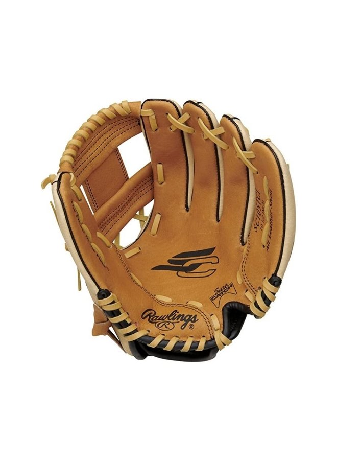 RAWLINGS SURE CATCH BASEBALL GLOVE 10.5" NATURAL/TAN RHT