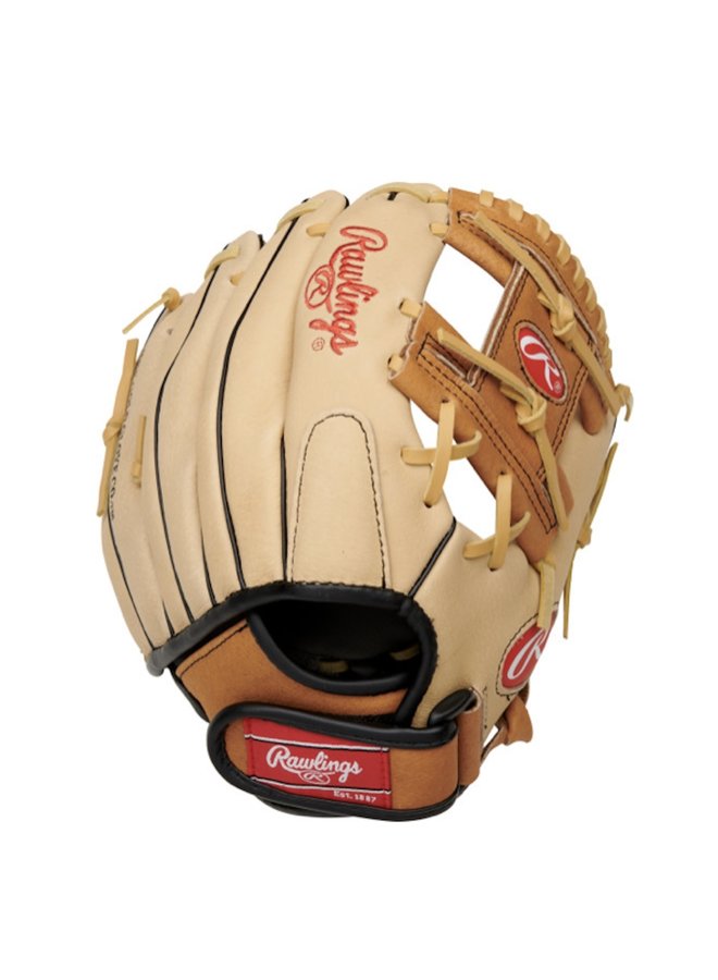 RAWLINGS SURE CATCH BASEBALL GLOVE 10.5" NATURAL/TAN RHT