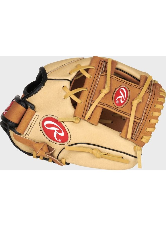 RAWLINGS SURE CATCH BASEBALL GLOVE 10.5" NATURAL/TAN RHT