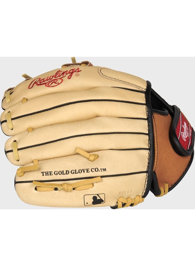 RAWLINGS SURE CATCH BASEBALL GLOVE 10.5" NATURAL/TAN RHT