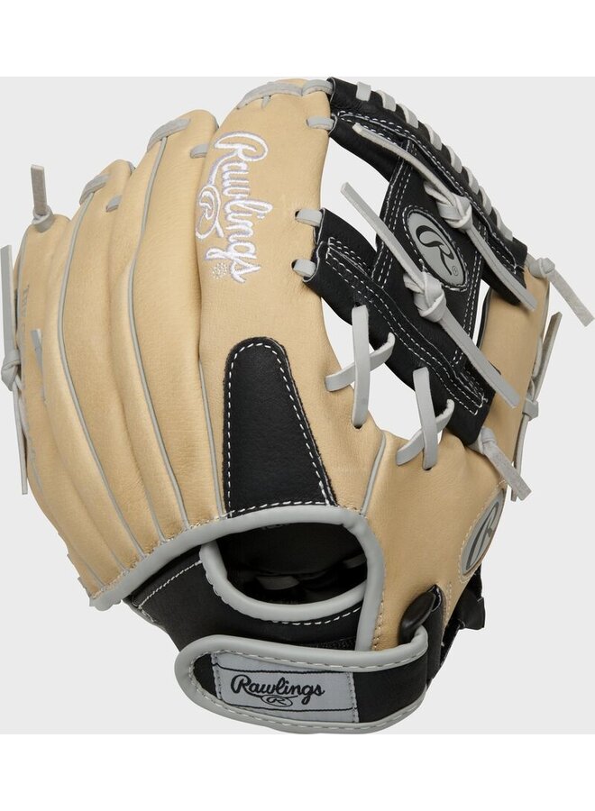 RAWLINGS SURE CATCH BASEBALL GLOVE 11" NATURAL/BLACK RHT
