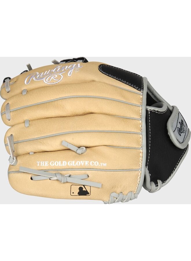 RAWLINGS SURE CATCH BASEBALL GLOVE 11" NATURAL/BLACK RHT