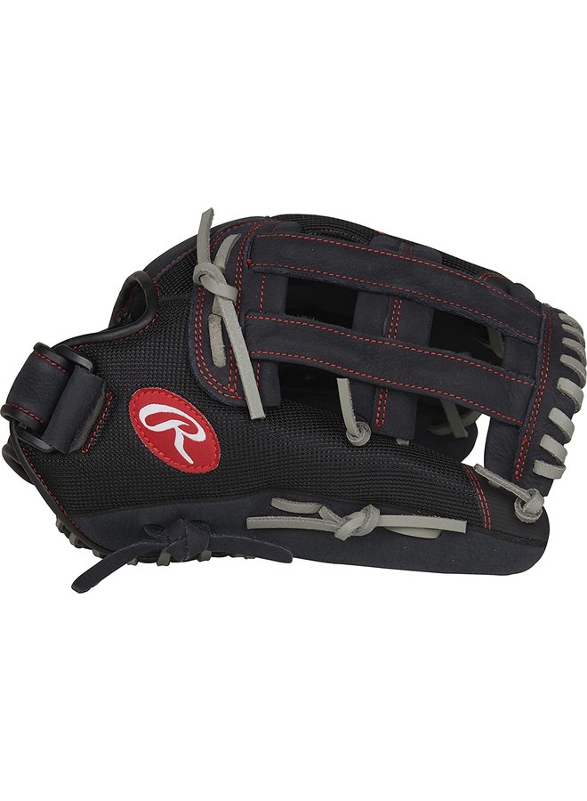Rawlings Renegade Softball glove 13" R130 RHT Black H-Web